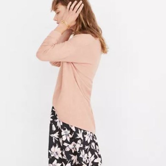 Madewell Kimball Pullover HEATHER ROSE Sweater - Picture 2 of 13